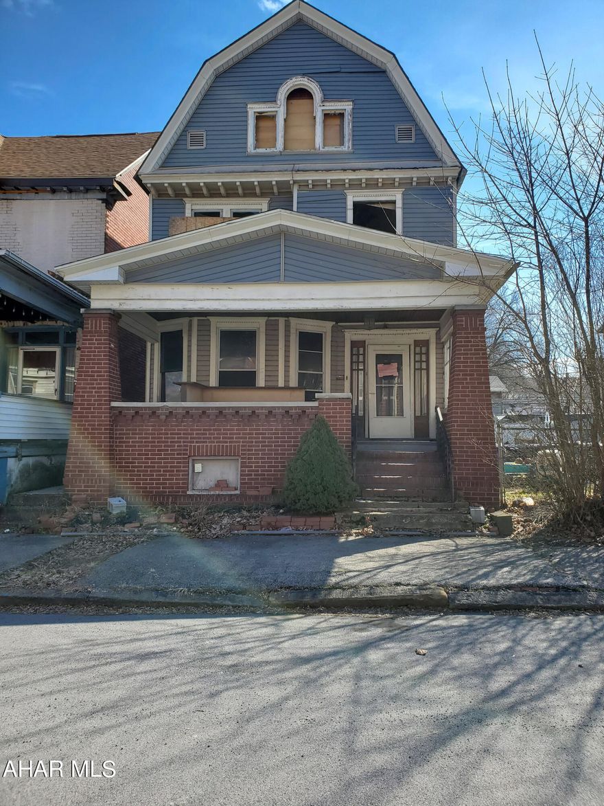 This two story home in Altoona has so much to offer for potential investors or an owner occupant looking for a project!  This house has been taken down to the studs with plans to remodel however the seller is now selling it as is.