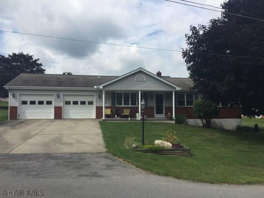 Well maintained rancher on a large lot in the Central Cambria School District. 3 bedrooms, 1.5 baths, equipped kitchen, large basement family room with wet bar, 4th bedroom or office finished in basement. The attached garage is oversized and finished inside. Floored attac storage.Gas line in for future conversion to gas heat ect. This home is in good condition and is located on a nice street. Call for additional details.