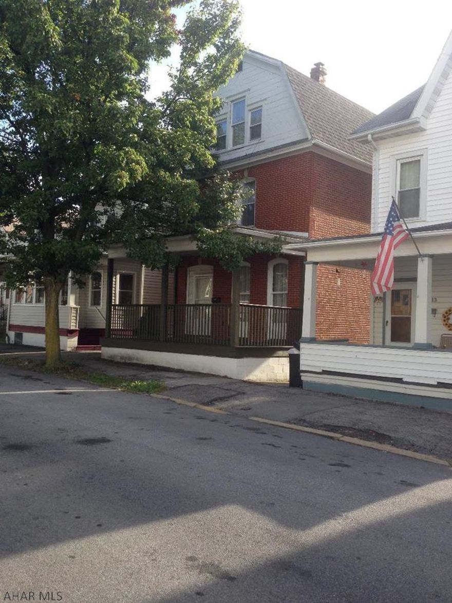 2 1/2 store brick home with 3 to 4 bedrooms. New carpet and paint ready to move in. Level  back yard with a very spacious deck. Seller does have a PA Real Estate License.