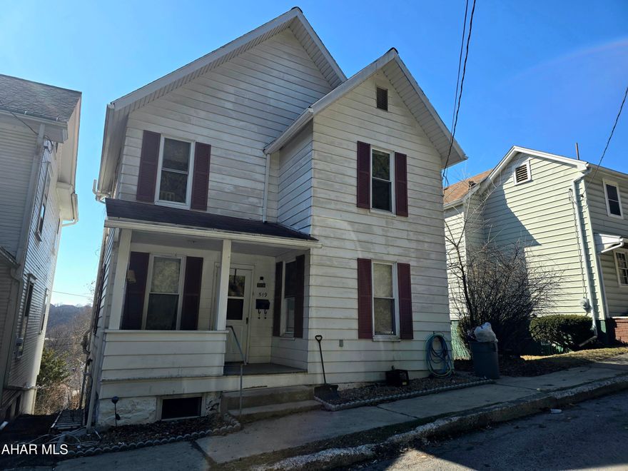 Centrally Located!  This 4 bedroom 1.5 bath home is located within walking distance to all of the things Hollidaysburg is known for! The first floor features an option of a 4th bedroom or office/den with half bath, laundry room, natural light, and open floor plan.  The second floor offers 3 bedrooms and 1 full bath.  Both attic and basement have ample storage!  Schedule your private showing!