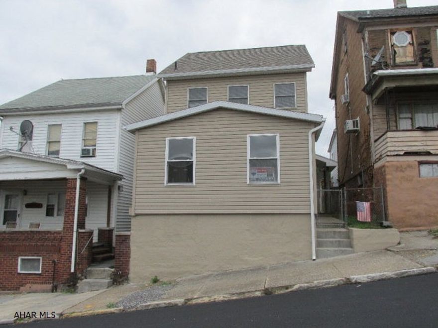 Totally remodeled 2 bedroom, 1 bath with finished attic for 3rd bedroom, everything new from kitchen, bath, flooring, windows, siding, furnace with central air. There is off street parking. House has been insulated to to bottom and all the floors are high grade laminate, making a hypoallergenic environment. All new LED lighting throughout.  A Must See House!