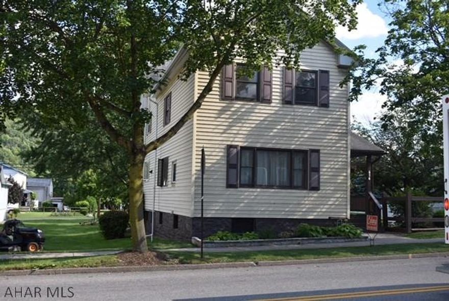 Great  home in Hollidaysburg with spacious living room.  Home is situated on a level nicely landscaped lot.  Very well maintained.  Zoning is Residential/business.