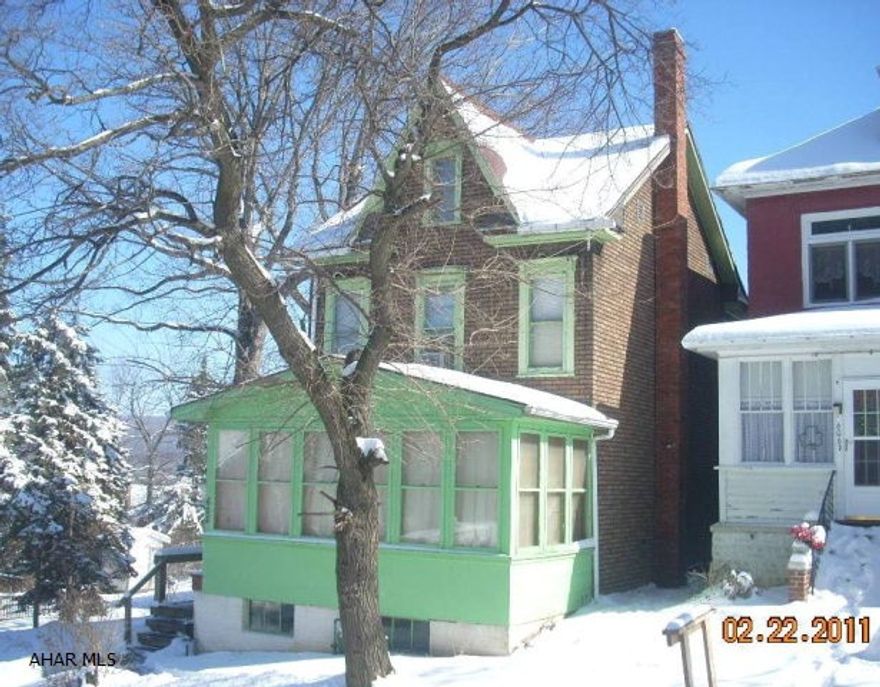 Motivated seller! Will look at all offers! 2 bedroom, 1 bath, 2.5 story home on double lot in quiet section of Juniata. New furnace & roof, finished attic with heat could be 3rd bedroom. Needs TLC.