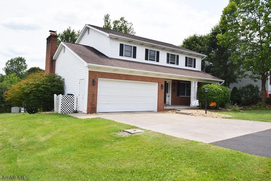 Lovely, move-in ready home in Penn Farms.    Kitchen with bar seating opens to family room with wood burning fireplace.   Comfortable formal living room and dining room.   First floor half bath.   Beautiful hardwood staircase.   Second floor features spacious master bedroom with walk-in closet and full bath.  There are three additional bedrooms and full bath in hall on second floor.   Large finished basement with full bath and office.   Rear deck and patio.  Sprawling yard will accommodate any outdoor activity.   Super neighborhood.  Make your appointment now!!
