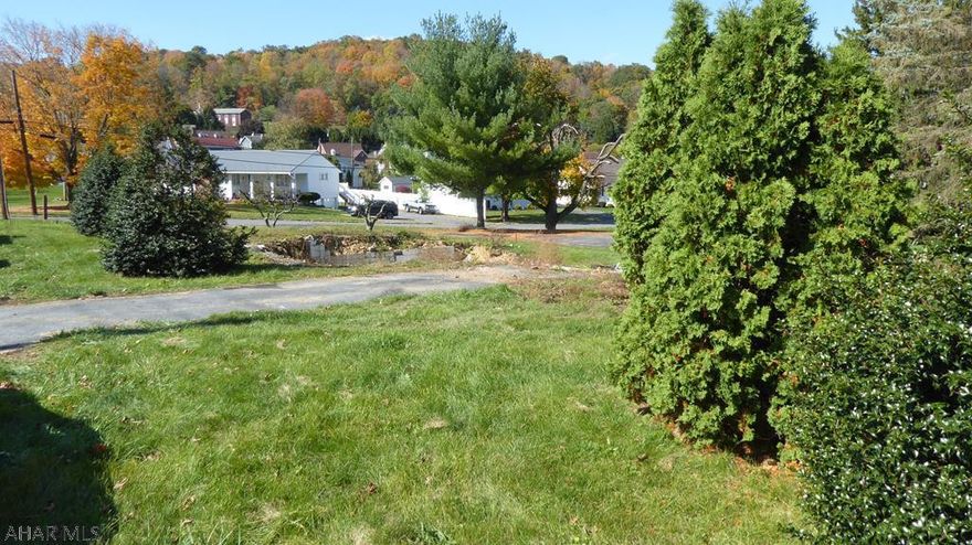 Location, Location, Location!  A rare opportunity to buy a buildable lot in the borough of Bedford.  Walking distance to town square, Bedford Springs and the Heritage Trail.  Build your custom built home on this lot with water, sewer, and natural gas available.  Driveway in place.  Seller willing to fill foundation in with dirt with reasonable offer.  Zoning board approved home sketch in pictures.