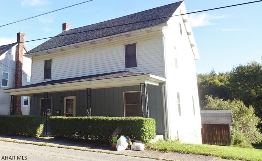 Very cozy & spacious. Big yard-big country oak eat in  kitchen. living room, family room, bedroom, bath & laundry on the first floor! 4 bedrooms and bath on the 2nd floor, Solid and unique stone foundation, Absolutely move in ready