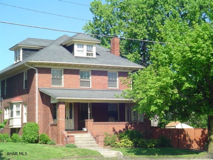 Beautiful brick home, large fenced lot, above ground pool, pond, playset, large deck, hardwood floors, new kitchen. Laundry on the first floor. Attic is finished bedroom with 1/2 bath. Updated 2nd floor baths. Master bedroom with bath and bonus office area. 1/2 bath on 1st floor. Basement is partially finished with rec room and workshop. Home warranty included. Large off stree parking area in the back.