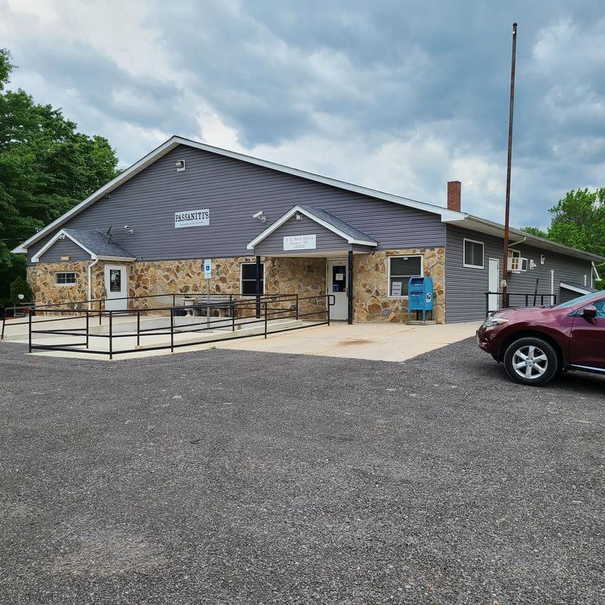 Popular "Passaniti's Italian Ristorante" is for sale!  This 5000+ square foot restaurant has great curb appeal, a huge following, plenty of parking, large interior & exterior dining areas and a beautiful country setting.  Liquor license included.  The owners receive rental income from the Post Office.  There is also a basement apartment that could bring in additional rental income.  The owners will provide financial information to interested, preapproved buyers after they tour the building with an agent.  The owner gets 40% of the profits from the gaming machines.  The person who owns the machines gets 40% too.  The person who made the machines gets 20%. Call soon to schedule an appointment.