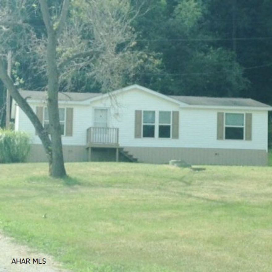 Beautiful open floor plan , well maintained. New carpet and flooring, well and septic (stream discharge system ) Rural living at its best !