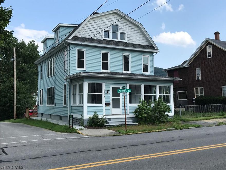 NEW PRICE! This spacious renovated home sits in a desirable Tyrone neighborhood.  It features 4 very large BR's, 2 brand new full baths and completely renovated kitchen with 1st floor laundry, along with these other BRAND new features: carpeting/flooring, plumbing (PEX), electrical (200 amp service), roof, rear deck, some new windows, light fixtures, interior doors and Bilco door.  The large windows allow plenty of natural light which makes this home bright and cheery!  There's also a sunroom that your plants would love and the large rear deck awaits your entertaining.  Off street parking is an added plus along with convenience to State College & Altoona and the low taxes make this a desirable location!