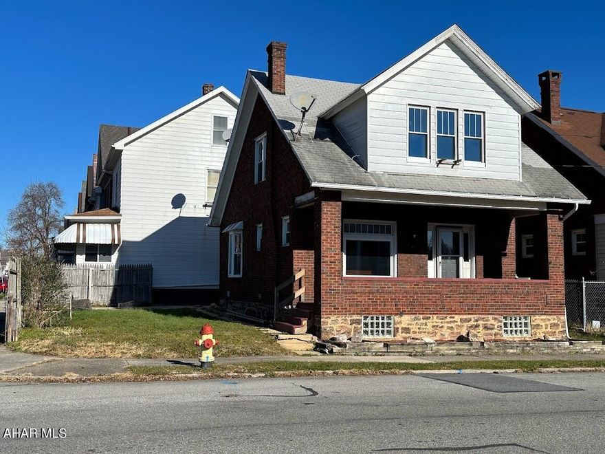 Charming all brick, 3 BR home home on a corner double lot.  The highlights of the property are room sizes, off street parking, yard and semi private deck. The interior has been freshly painted throughout leaving a blank canvas for customizing.
