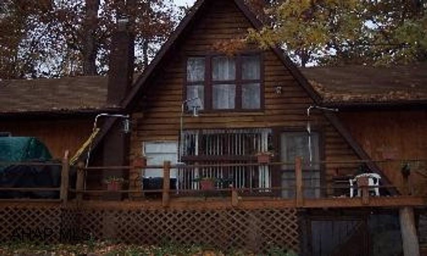 3 bedroom A Frame on 1 acre of beautiful, wooded land. Plenty of storage space with lots of built ins for storage.