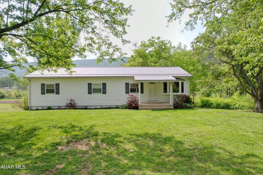 ''Come on in'' and enjoy the fantastic great room, sit down on the back porch, enjoy the wildlife from the back yard, work in the basement work shop, or enjoy the bonus space in the basement for hobbies. The many updates include new roof, windows, appliances, flooring, updated furnace, pellet stove, and more.  This home is conveniently located between Bedford and Centerville, close to Lake Gordan, Bedford Springs, Shawnee, and other state parks.