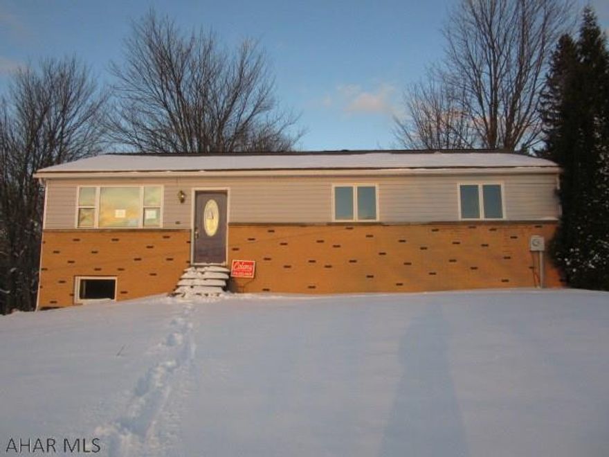 Some tlc will make this a perfect home! huge lot with trees, basement could be finished for additional living area, 3/4 bath in basement, no furnace