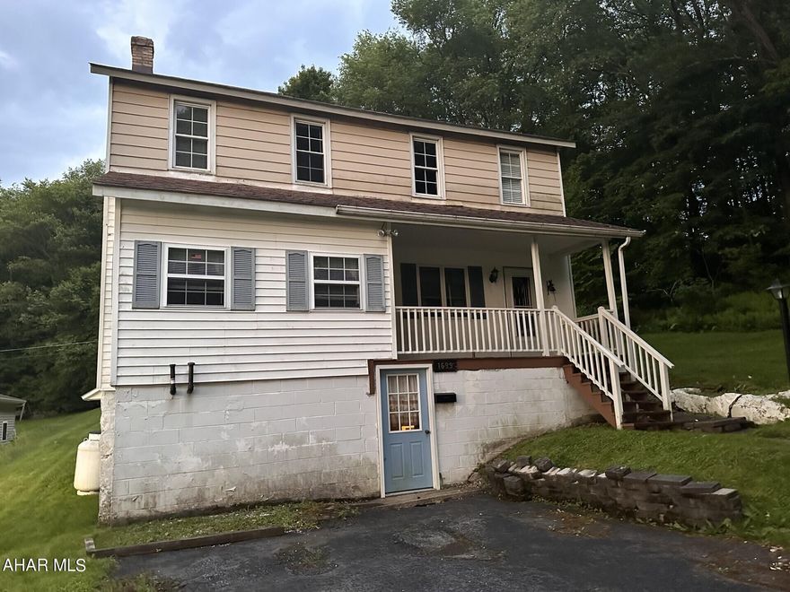 Central Cambria schools- Jackson Township-  2 story 4 BR, 2 bath home on a 0.5 acre lot on dead-end street.. Oil FA heat. 1st floor laundry and office/tv room.