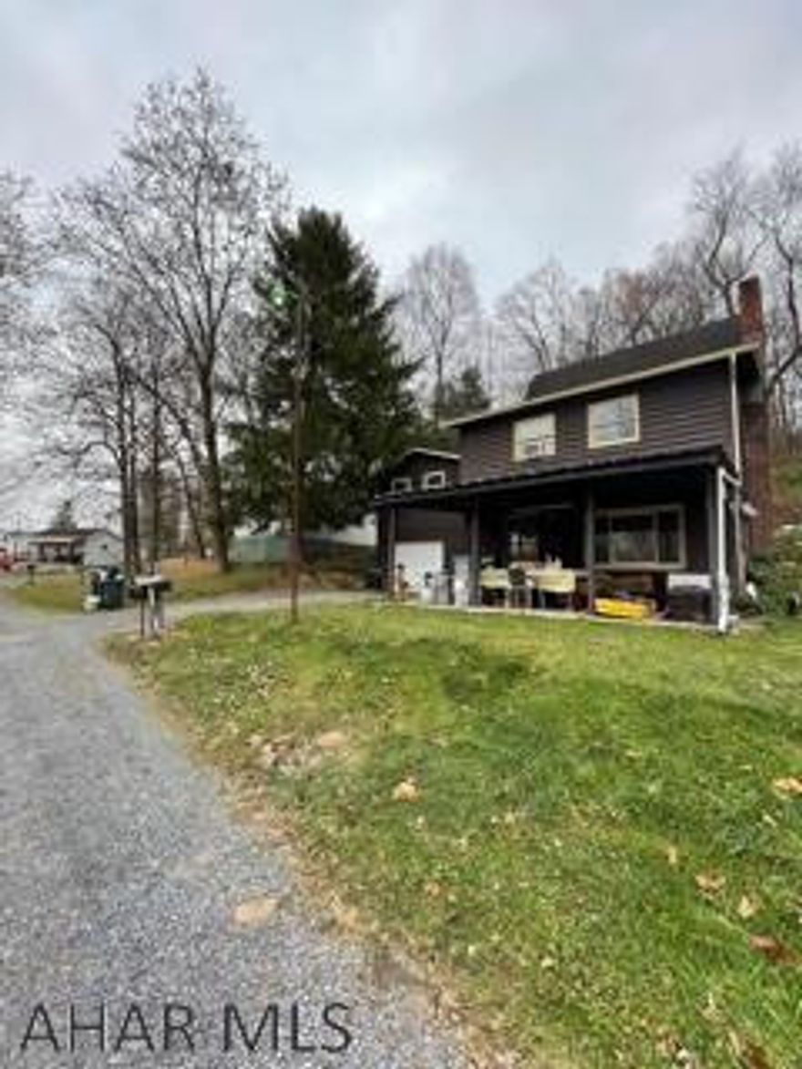 Dream of ever walking out your door to go fishing or enjoy the river?  You got it here!  Open concept on when walking in your front door right into your living room with dining area and your kitchen. Second floor has 3 bedrooms, 2 full baths, laundry area and bonus area to make your own.  3rd floor could be turned into living area or storage.  1 car garage.  Enter relax mode while outside in this peaceful environment.  Great front porch space for swinging and day dreaming.  Located right outside of downtown Bedford.  Close to I99 and PA Turnpike. This home sweet home is waiting for you!