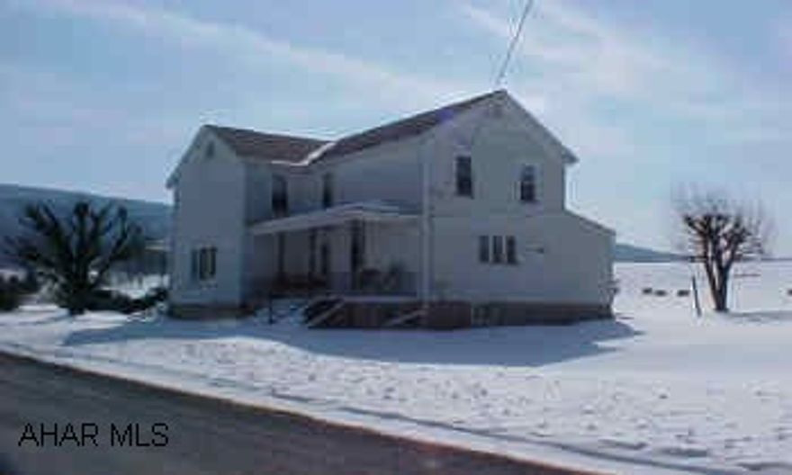 Rt.22, Right Rt 866, Right At Martins Gas Station, Go 2 Blocks left Clover Creek Rd. Go 3 miles & turn Left on Fairview (2nd road for Fairview) 2nd on Right Nice Farm House with 2-car Garage #J-694 Rt.22, Right Rt 866, Right At Martins Gas Station, Go 2 Blocks left Clover Creek Rd. Go 3 miles &  turn Left on Fairview (2nd road for Fairview) 2nd on Right Nice Farm House with 2-car Garage #J-694