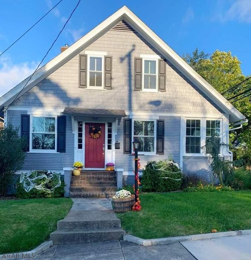 Check out this beautiful, charming 2 bedroom, 1.5 bath located in downtown Hollidaysburg.  Centrally located with many shops and businesses within walking distance.  Enjoy the beautiful details inside, like the hardwood floors and re-modeled kitchen with marble countertops or relax outside in the fenced-in backyard while sitting around the fire ring.    Pre-qualified buyers only.  Buyer to confirm taxes, square footage and lot size.