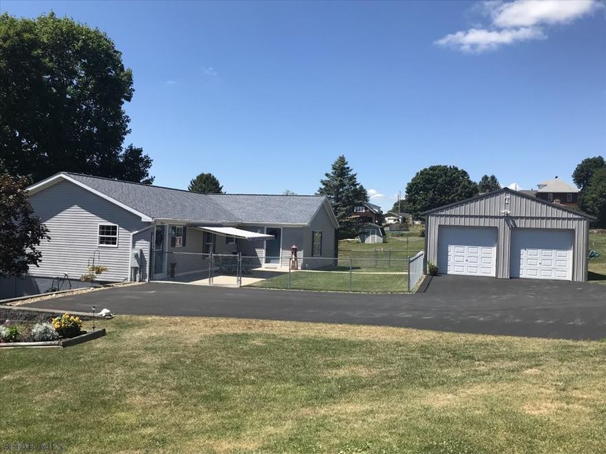 This charming ranch has been meticulously maintained and features a beautiful open floor plan with vaulted ceilings.  The oversized 2-car garage offers lots of space for parking and storage.  With all appliances included, this property will not last long.