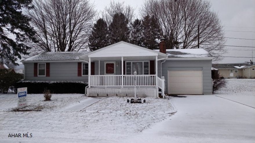 Small, older ranch home in Tipton near DelGrosso Park. Renovated front porch, 1 car attached garage, hardwood floors, public water & sewer, gas forced air heat.