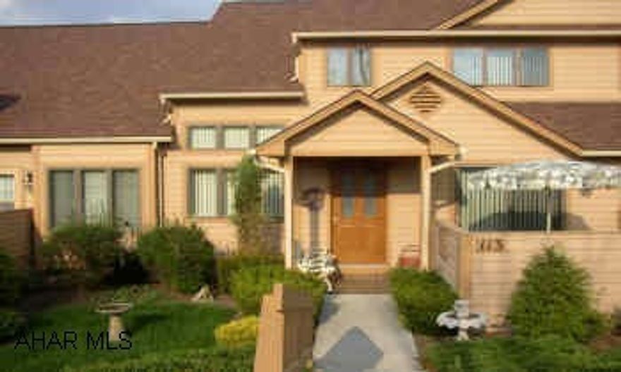 STUNNING TOWNHOUSE WITH BEAUTIFUL VIEW.  LARGE 2 CAR HEATED GARAGE, FAMILY ROOM ON MAIN FLOOR.  IMMACULATE. WALL WAS REMOVED IN FAMILY ROOM - COULD EASILY BE CONVERTED BACK TO MASTER BEDROOM AND SITTING ROOM ON MAIN LEVEL.  HUMIDIFIER ON FURNACE.