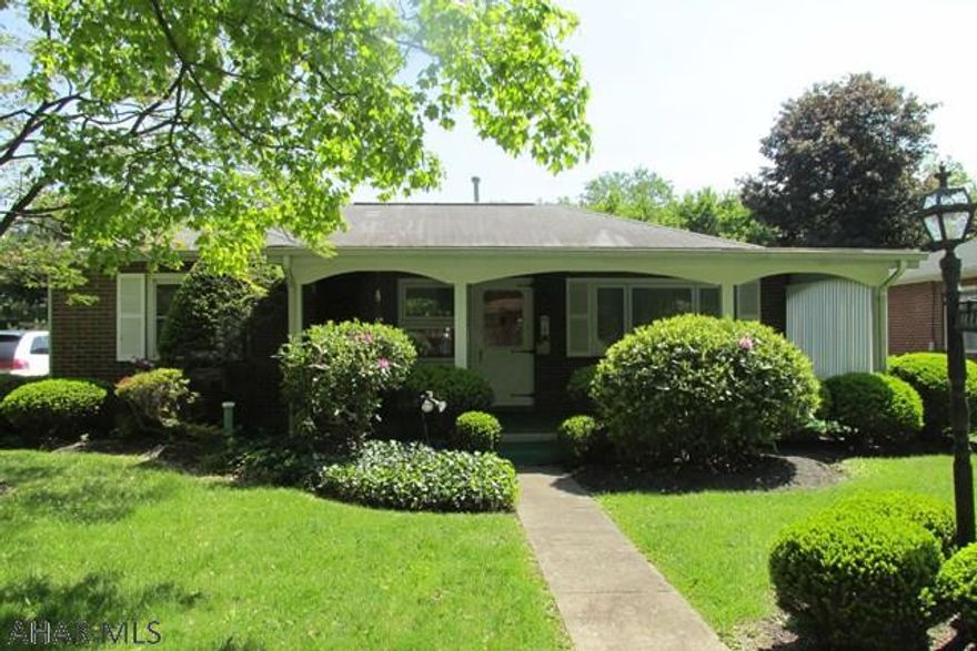 Sweet 1165 sq.ft. cottage style ranch w/ hip roof-brick exterior, covered front porch & detached garage. Meticulously maintained super clean-move right in the lovely 2BR 1 Bath w/ LR, DR combo-wonderful rear sunroom &patio. Won't last in quiet Fort Fetter. Call for appointment today. Cedar closet in MBR (2), 100 amp breaker panels. Estate of Nancy K Allwein-Bonita A. Reimer Administrator.