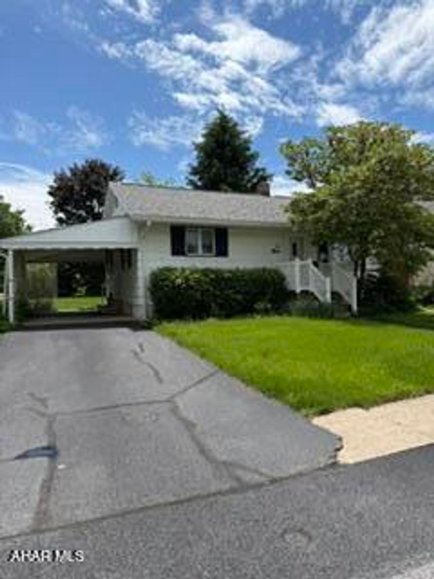Adorable 2 BR 1 BA Ranch in the heart of the Borough of Hollidaysburg!This charming home features and updated kitchen with newer appliances, new roof & convenient one floor living.  Enjoy the private back yar complete with a storage shed.  Ideally situated within walking distance to church, schools, & downtown shopping & dining. Perfect for first time buyers or downsizers.  Low maintenance living, convenient location.  Schedule your showing today!