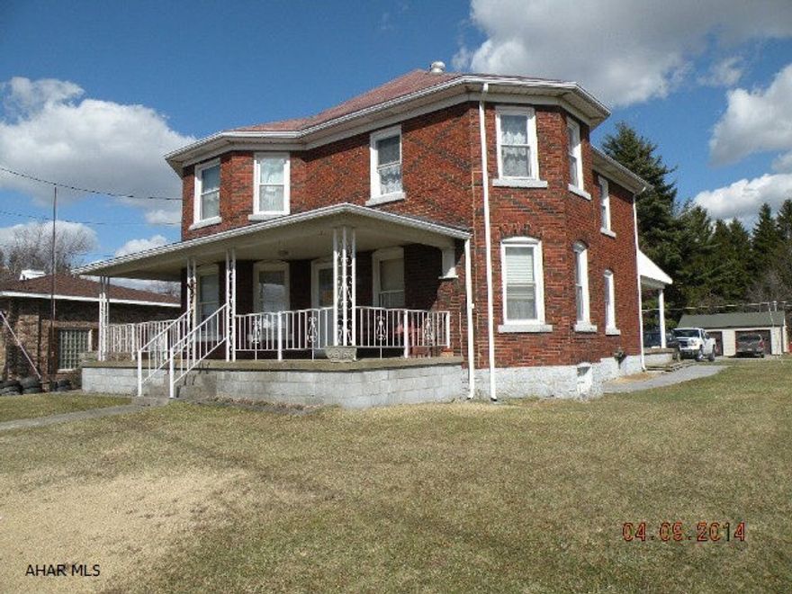 Nice, large 4 BR, 2 bath brick home w/ nice level lot. Oil HW heat. Master bedroom suite included.