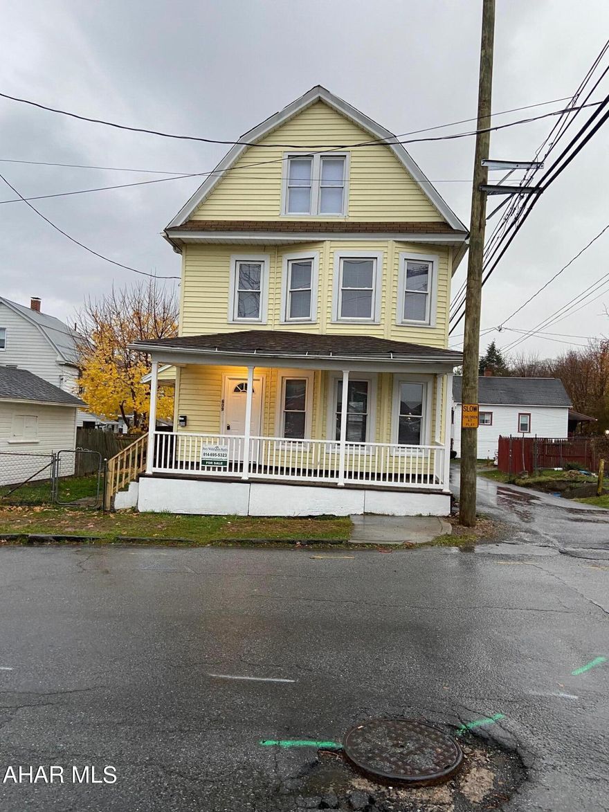 Move in ready 4 bedroom home. Updated and freshly painted throughout. Fenced in yard. Off street parking.