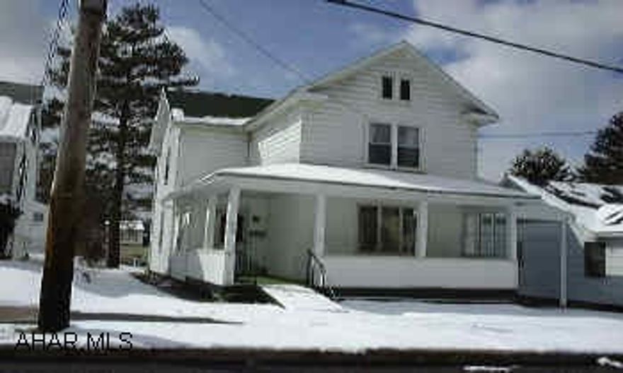 Large porch, newer windows, aluminum siding, good condition