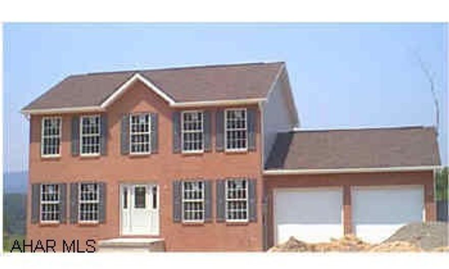Beautiful New Construction w/gorgeous view.  2 story home w/central air, 2nd floor laundry, fireplace, foyer and more.