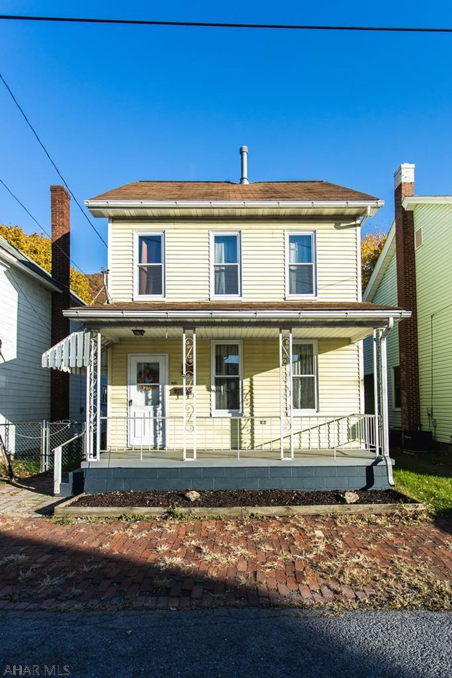 Cozy 3-4 bedroom, 2 bath house in Tyrone. Enjoy time with family & friends on the covered front porch or in the fenced backyard. 1 car detached garage. Newer windows...replaced in 2017. Attic storage. Laundry room on the 1st floor.