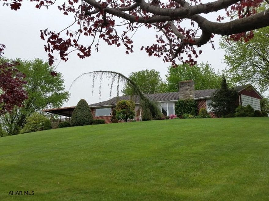 Beautiful 3-bedroom 2-bath 1-story home with finished basement, 4 garage bays, Modern Kitchen with great view & Modern Bath with double bowl sink + vanity, separate shower & tub with jets. Nice Sun Room off Dining Room, Fireplace w/ gas logs in Family Room, 1st-floor Laundry, Covered Deck off Kitchen. Nicely landscaped. Separate 3-bay detached garage + 1-car integral garage with auto openers. J-326