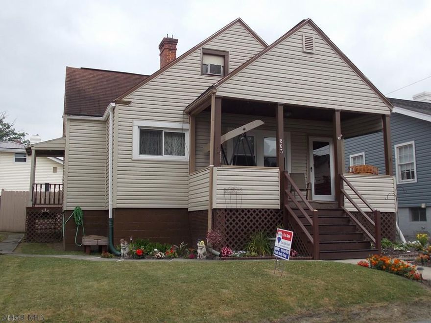 Starting out or downsizing, this may be the perfect home for you.  This adorable well kept home is in a lovely neighborhood conveniently located to shopping and restaurants.  The large first floor  Master BR with new flooring is great for one story living..  The upstairs BRs are perfect for kids, grandchildren or guests. There is also a bonus room on the second floor that can be a play room or home office.  The LR/DR is large and can be a very flexible space, current owners use if for a play area.  The kitchen with  breakfast nook is a great space for family dining. Outside is a relaxing front porch, a 1 car garage and a fenced in yard. At today's low interest rates, this home can be cheaper than rent.  Call today, Electric was updated to breakers on 8/24, Seller wants an offer!