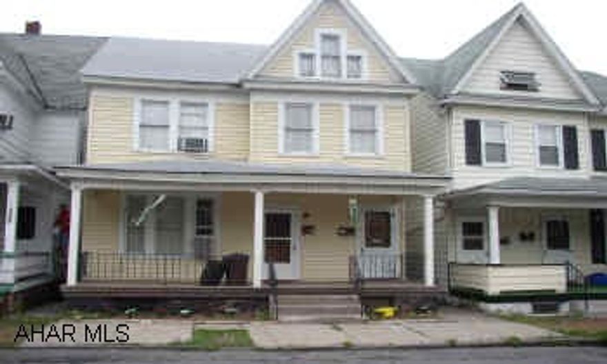 EXCELLENT INCOME WITH GOOD TENANTS.  2ND FLR APT INCLUDES STOVE AND OFFERS TENANTS BACK PORCH.