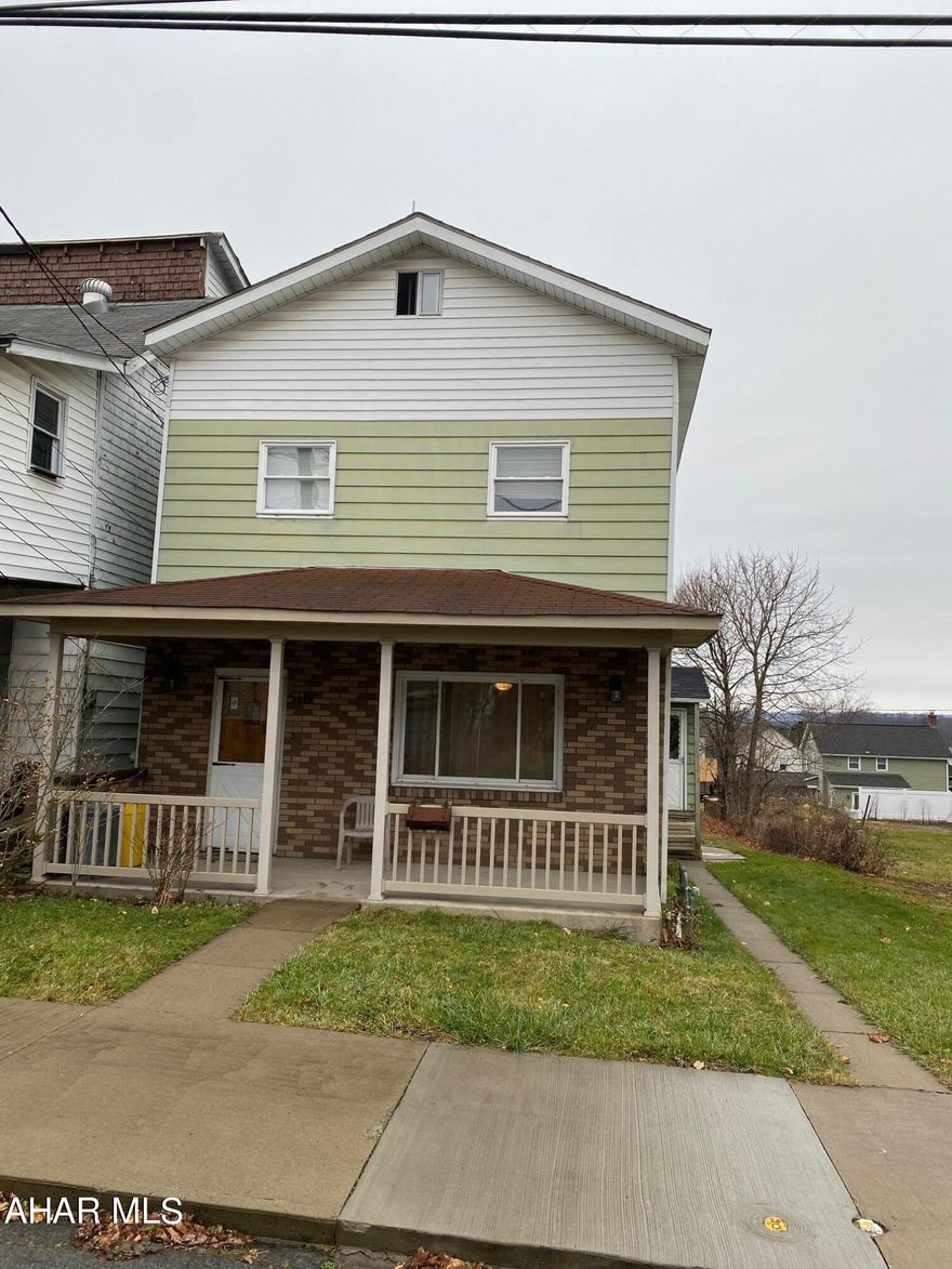 Roomy two story home.  Move in condition.  There is a laundry room on the first level for your convenience.  Newer replacement windows.