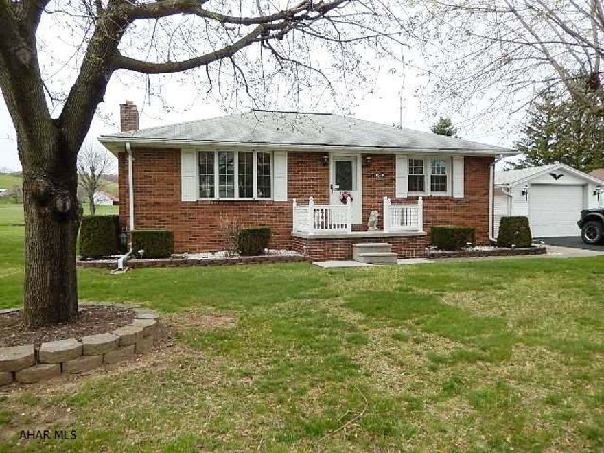 Beautiful brick one story Tipton home; large family room addition out back, exceptionally well cared for home. Bellwood-Antis School District, 1 car garage, spacious lot 75X150.