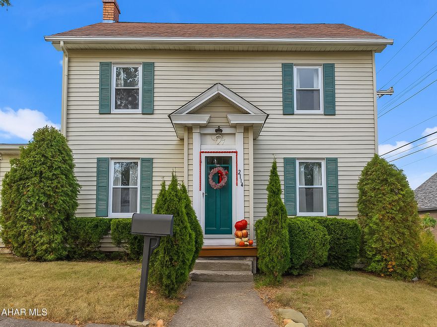 Welcome to 2114 14th Street, a charming 3-bed, 1-bath home in the heart of Altoona — just minutes from Logan Valley Mall, Peoples Natural Gas Field (home of the Altoona Curve), and much more. Inside, gleaming hardwood floors and a cozy wood fireplace create instant warmth, while a bright sunroom with a Florida-style roof invites you to relax year-round. The spacious kitchen flows to a handy laundry room, and the walk-up attic offers plenty of storage or future expansion. Enjoy natural gas amenities, hardwood floors, a sunny deck for entertaining, and timeless character throughout. With an unbeatable location close to shopping, dining, and everything happening in Altoona, this is the home you've been waiting for!