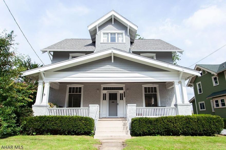 Charming 4 bedroom house with stunning woodwork, hardwood floors, and large bedrooms. Newer roof, newer furnace, newer stucco, newly painted exterior. Enjoy the covered front porch and nice sized backyard. Off-street parking and 1 car garage. Make this beautiful house your new home.