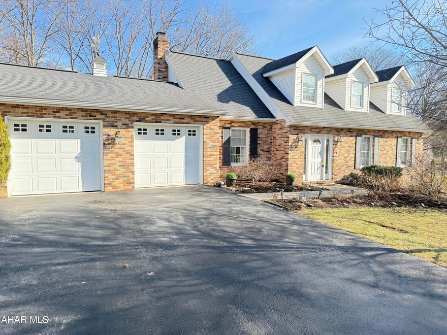 Welcome to 92 Circle Dr. This exceptional 3-bedroom, 3-bath family home situated on a spacious corner lot in the highly desirable Hollidaysburg School District.
The first floor features a thoughtfully designed, eat-in kitchen, two Pantries, a formal dining room highlighted by a charming bow window, and a large living room filled with abundant natural light. A comfortable family room with a gas fireplace provides the perfect gathering space and is complemented by a conveniently located half bath.
Upstairs, the home offers three generously sized bedrooms with ample closet space, including a primary suite with a private en-suite bath and walk in closet.
Outdoor living is truly impressive, featuring a three-tier Trex deck and a stunning pool—ideal for entertaining or relaxing. Additional highlights include a two-car garage and excellent curb appeal.
This home offers space, comfort, and functionality in a prime location—an outstanding opportunity for today's buyer.