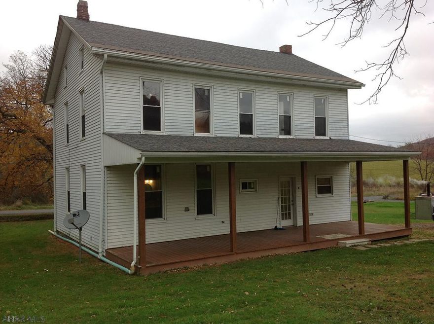 Circa 1930 farm house that has been updated on second floor and part of first floor.  Updates include electric, new bathrooms, new roof, new windows, new porches.  New sand mound and approved septic system.  This is the perfect starter home and is move in ready.