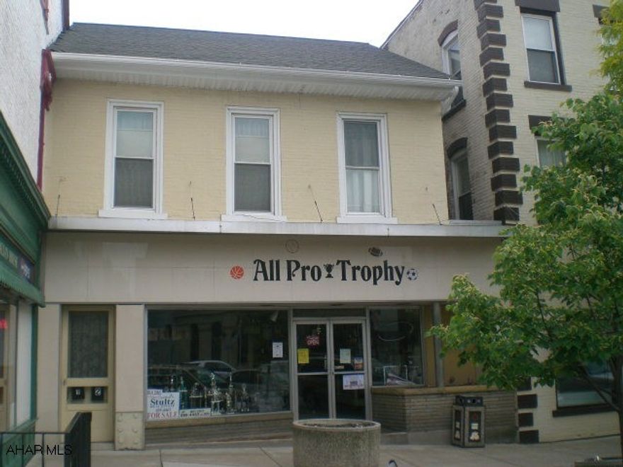 1 Commercial storefront, 2 second floor apartments. Owner currently pays heat and electric but they are all separate. 1 water meter, 3 electric, 3 gas. Each unit has own furnace.Commercial unit rent $1100.00, Apartment 1-$350.00 Apartment 2-$375.00