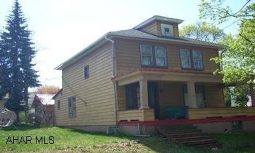 New roof, new furnace, needs alot of work.