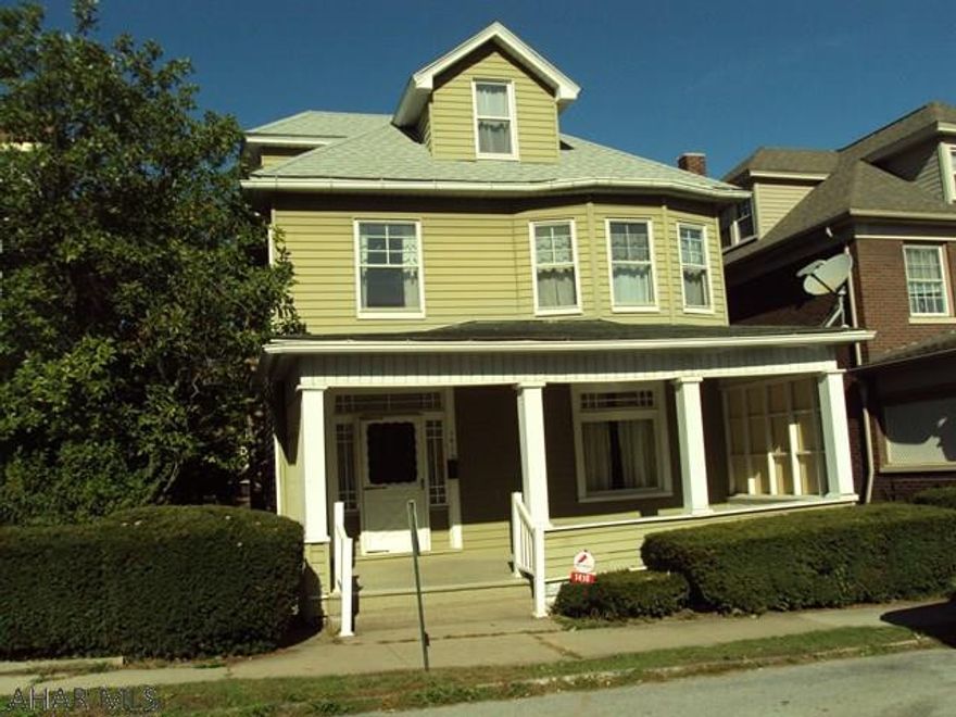 Lot of room to grow in this home. 4 Bedrooms plus 3rd floor. Gas hot water heat, covered patio, parking in rear.