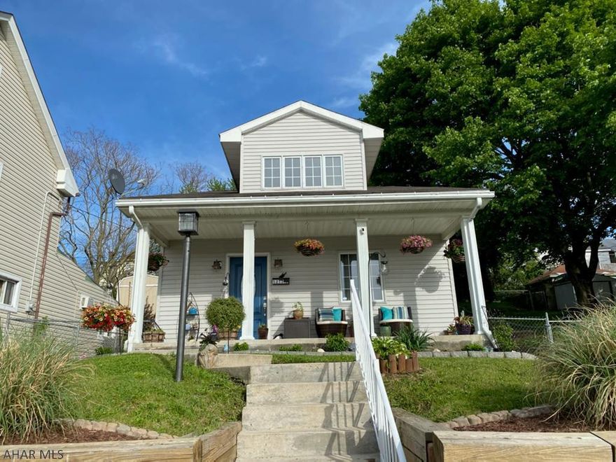 Charming cape cod home in Altoona. This quaint two bedroom features new flooring,  full and half bath both remodeled, painting, lighting, and so much more. The vaulted ceilings make this first floor open and spacious. The 2nd floor feautures two nice sized bedrooms and a full bath.  If outdoor space is a must, you need to see this beautiful fenced entertaining area with firepit! Relax on the large deck in the evenings. A double lot with off street parking is an added bonus! More photos will be added. Call listing agent for your tour today! Seller is related to agent.