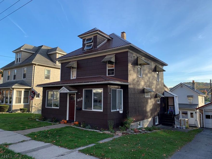 Spacious 4 bedroom home with detached garage in Northern Cambria. Features hardwood floors, beautiful french doors and completely updated bathroom. Move-in ready with newer roof and furnace.