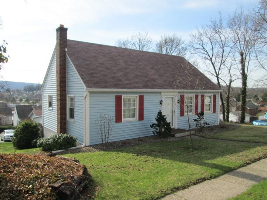 Immaculate Cape Cod featuring hardwood floors under carpet. Many upgrades throughout, vinyl sided, newer windows & furnace with C/A. Large detached garage with ample parking. Full basement waiting to be finished with walkout to patio.