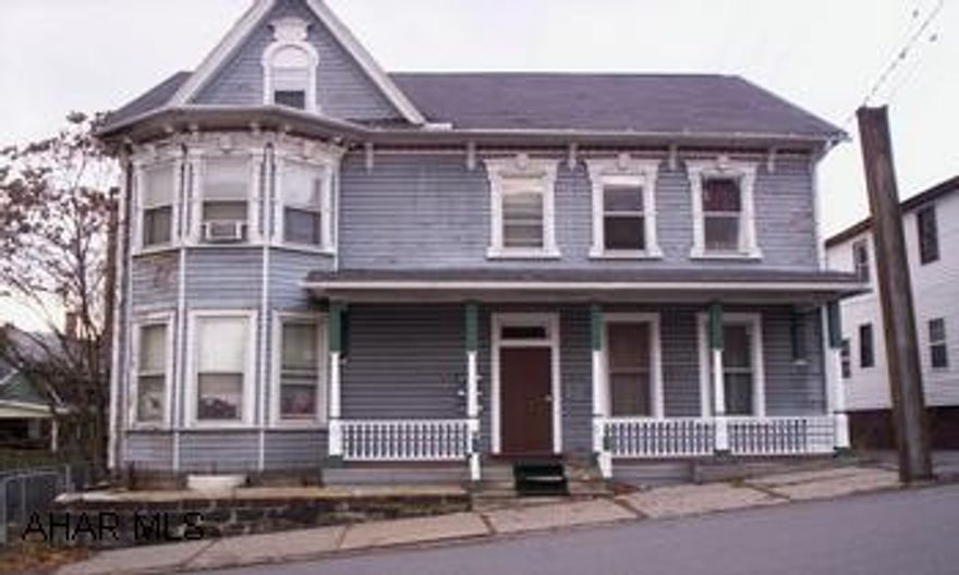 Good investment property.  3 units.  (2) two bedroom apartments. (1) one bedroom apartment.