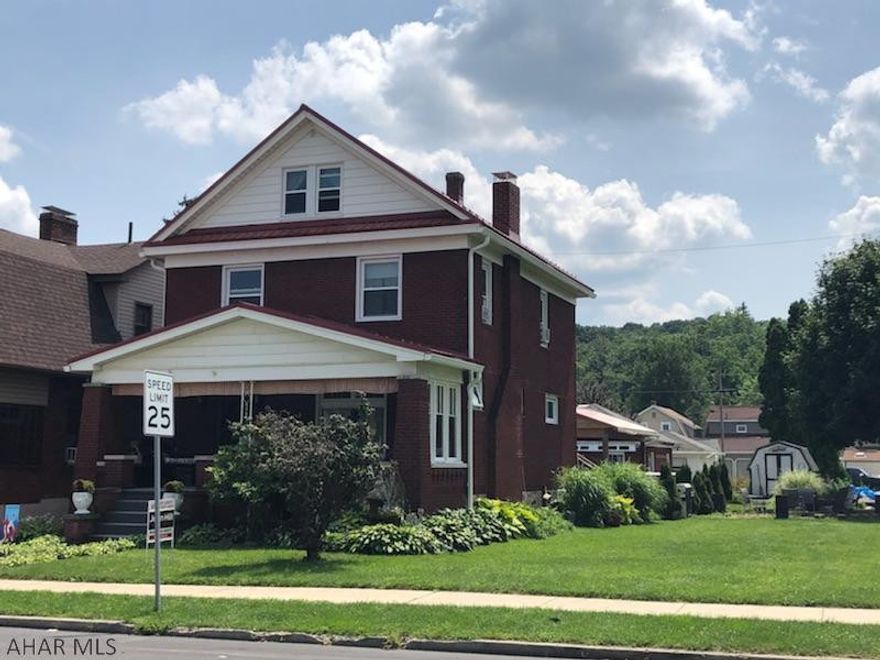 Classic Brick home for sale on Broadway in Juniata. Close to the Altoona Campus. This beauty features three plus bedrooms, three bathrooms, beautiful woodwork, newer roof, and windows. Entertain your family and friends on your deck or pavilion. Keep cool in the summer in your above ground swimming pool and enjoy making s'mores while relaxing around the fire pit.