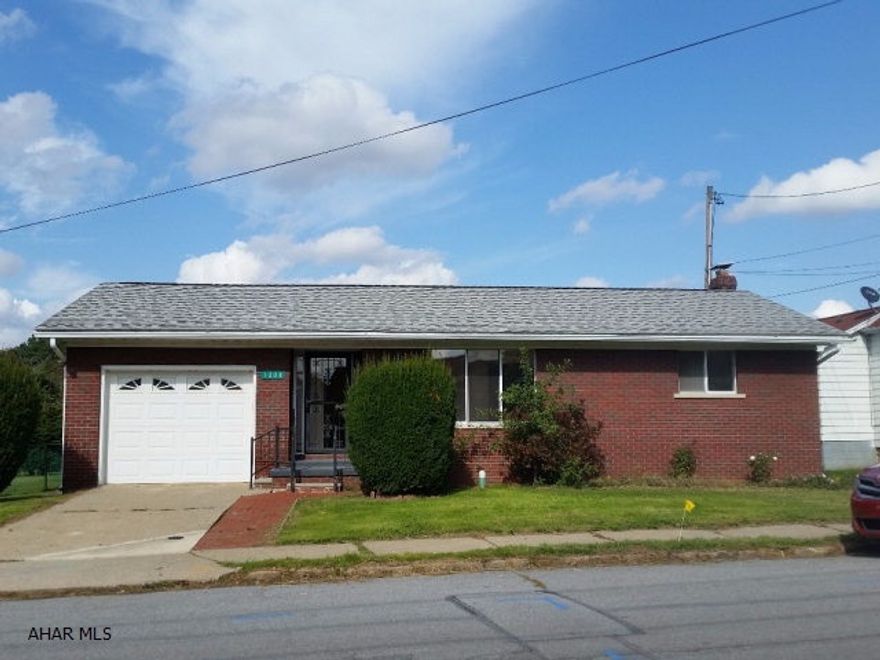 Solid brick ranch home with kitchen/dining room combo, spacious living room and 2 bedrooms, hardwood floors, 1-car garage, laundry room, electric breakers, fenced yard and shed.   #J-365